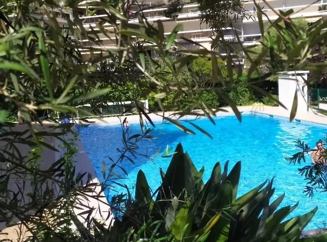 Climatise A Les Pins Dans Avec Piscine Lejlighed *