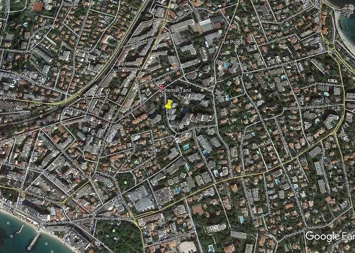 Climatise A Les Pins Dans Avec Piscine 公寓 胡安莱潘